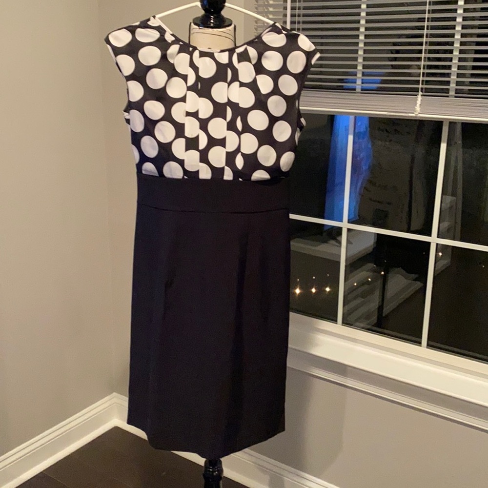 Black & white polka dot dress size s - worn once